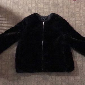 Faux fur coat